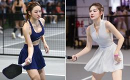 Hot girl Đà Nẵng thay đổi '180 độ' nhờ chơi pickleball, gây sốt với thần thái 'phát sáng' khi ra sân