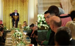 Thực đơn Tổng thống Donald Trump thiết đãi Ronaldo, tiết lộ con trai là fan trung thành của CR7