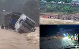 Khóc nghẹn giây phút tìm thấy tài xế xe đầu kéo bị lũ cuốn trôi, gia đình nhận diện qua 1 chi tiết