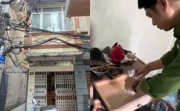 Cận cảnh ngôi nhà các đối tượng tàng trữ 50.000 viên ma túy, nổ súng chống trả cảnh sát trong đêm