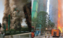 Cháy chung cư cực lớn tại Hong Kong: Khói đen dày đặc, nhiều người mắc kẹt trong đám cháy