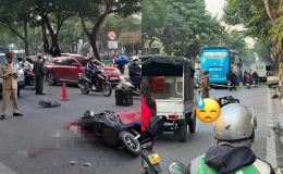 Hà Nội: Một sinh viên tử vong thương tâm do va chạm với xe khách ở Kim Ngưu, lộ hiện trường ám ảnh