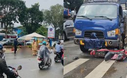 Xe máy va chạm xe tải ở Gia Lai khiến 2 ông cháu tử vong: Diễn biến khiến người dân không khỏi ám ảnh