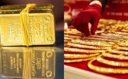 Giá vàng hôm nay 1/12 neo cao, vàng miếng và nhẫn duy trì sát đỉnh, thế giới biến động 