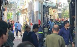 Hiện trường vụ cháy trong căn nhà 2 tầng khiến 1 người tử vong vào sáng nay tại TP.HCM