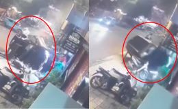 Camera hiện trường vụ ô tô tông vào 3 người, tài xế xuống xe đánh nhau, hé lộ nguồn cơn sự việc