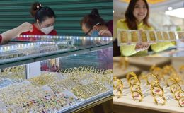 Giá vàng chốt phiên 8/12 tăng mạnh: Vàng ACB, SJC, PNJ, nhẫn biến động, giá vàng thế giới lao dốc