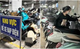 Công an Hà Nội, Sở xây dựng làm việc với Ban quản lý chung cư HH Linh Đàm về vụ cấm cư dân để xe điện