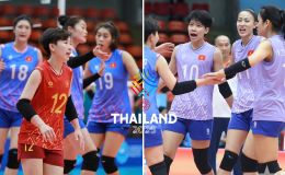 BXH bóng chuyền nữ SEA Games 33: ĐT Việt Nam thắng dễ Indonesia, hẹn Thái Lan ở chung kết