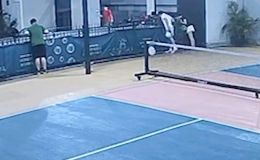 Clip người đàn ông 32 tuổi rơi xuống đất tử vong khi chơi pickleball ở sân thượng khiến nhiều người bàng hoàng