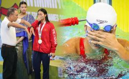 Kình ngư Mỹ Tiên bật khóc tại SEA Games 33 gây tranh cãi, lãnh đạo đoàn TTVN chính thức vào cuộc