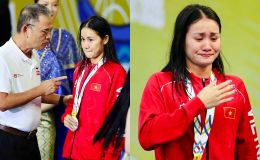 Hé lộ câu nói gây tổn thương của vị lãnh đạo khiến kình ngư Mỹ Tiên bật khóc nức nở ngay khi huy chương