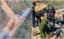 Hành động lúc nguy cấp của tài xế giúp 9 hành khách thoát chết trong vụ sạt lở đèo Thung Khe 3 người thiệt mạng