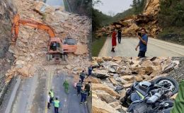 Nhân chứng vụ sạt lở đất đá ở đèo Thung Khe kể lại khoảnh khắc thoát nạn trong tích tắc