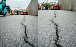 Diễn biến mới vụ hố sâu nuốt chửng ô tô ở Đà Nẵng: Xuất hiện chùm vết nứt kéo dài hàng chục mét