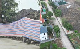 Doanh nghiệp xây trường đổ đất thải tràn lan vỉa hè: Đã lập biên bản nhưng vẫn chây ì?