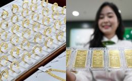 Giá vàng chốt phiên 18-12 tiếp tục leo cao, thị trường giữ đà tăng mạnh cuối năm