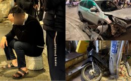 Hiện trường xe tải gây tai nạn liên hoàn tông ô tô con qua dải phân cách, hành động của tài xế gây phẫn nộ