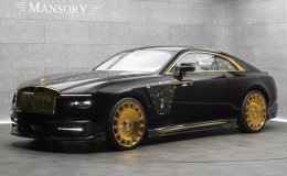 Rolls-Royce Spectre bản độ Mansory gây tranh cãi: Gắn loa ngoài, dát vàng khắp thân xe