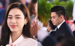 Đỗ Thị Hà lần đầu khoe chồng doanh nhân tại lễ khởi công Hà Nội, khoảnh khắc hiếm hoi gây chú ý