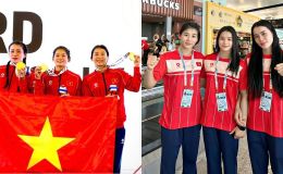 Ba chị em ruột VĐV Việt Nam tạo nên kỳ tích độc nhất vô nhị SEA Games, đi vào lịch sử thể thao nước nhà