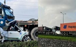 Hiện trường tai nạn trên Quốc lộ 5 Hải Phòng: 7 ôtô đâm liên hoàn, 2 người tử vong tại chỗ, làm rõ nguyên nhân?