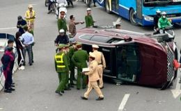 Lời khai của tài xế lái ô tô lật nghiêng: Tạm giữ hình sự tài xế, điều tra hành vi dùng chất cấm