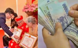 Chính sách tiền mừng thọ Tết 2026 gây chú ý cả nước: Có nơi chi tới 2,4 triệu đồng, tặng vàng, vải lụa