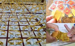 Mở cửa năm mới 1/1/2026, giá vàng hôm nay trượt sâu, vàng miếng và vàng nhẫn đồng loạt lao dốc khiến thị trường dậy sóng