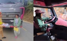 Công an vào cuộc, nữ TikToker lái xe tải chặn đầu xe khác vì nghĩ mình bị trêu ghẹo nhận cái kết đắng