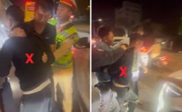 Thanh Hóa: Nghẹt thở giây phút khống chế tài xế ô tô dí dao vào cổ người phụ nữ cướp tiền, bông tai 