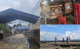 Đang trú mưa thì bờ kè đổ sập: Bi kịch khiến cả thôn Lạc Mỹ, Đắk Lắk chìm trong tang thương