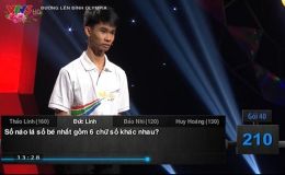 Số bé nhất có 6 chữ số là gì? Câu hỏi từng khiến thí sinh Đường Lên Đỉnh Olympia ‘bó tay’
