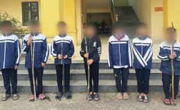 Hà Tĩnh: Nhóm học sinh cấp 2 mang hung khí đi giải quyết mâu thuẫn, cái kết khiến CĐM hú hồn