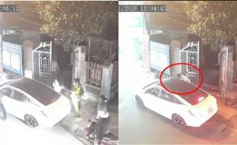Công an lên tiếng vụ thanh niên đỗ xe trước cổng, bị chủ nhà đạp thẳng vào mặt, bất ngờ kết quả xác minh