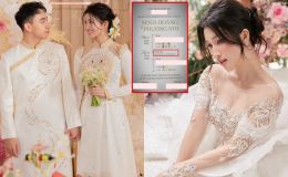 Thiệp cưới Á hậu Phương Nhi bất ngờ lộ diện, hôn lễ 2 ngày cùng Minh Hoàng con tỷ phú hé lộ chi tiết chưa từng thấy