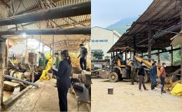 Thanh Hóa: Hiện trường vụ nữ công nhân rơi vào máy nghiền rác tử vong tại chỗ, hé lộ danh tính nạn nhân