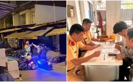 Camera ghi lại hành vi không thể chấp nhận của 2 thanh niên với CSGT TPHCM, vi phạm loạt lỗi sai