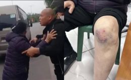 Cụ bà gần 80 tuổi bị phụ xe limousine bến xe Bãi Cháy hành hung, bẻ điện thoại vì từ chối lên xe