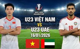 Trực tiếp bóng đá U23 Việt Nam vs U23 UAE, 22h30 ngày 16/1 - Link xem VCK U23 châu Á FULL HD