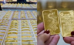 Giá vàng chốt phiên 19/1 bất ngờ leo thang: Vàng miếng, vàng nhẫn áp sát mốc kỷ lục, thế giới bật tăng mạnh