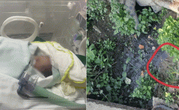 Tình hình bé sơ sinh nguy kịch khi bị bỏ dưới rãnh nước thải với mùi hôi nồng nặc, không mặc quần áo