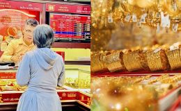 Giá vàng chốt phiên 22/1 bất ngờ quay đầu giảm: Vàng miếng, vàng nhẫn đồng loạt lao dốc