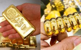 Giá vàng chốt phiên 24/1 bất ngờ leo thang mạnh: Thế giới áp sát 5000 USD, vàng SJC và vàng nhẫn tăng sốc