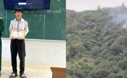 Vụ máy bay quân sự rơi ở Đắk Lắk: Khen thưởng cháu bé lớp 11 kịp thời cứu phi công bị thương
