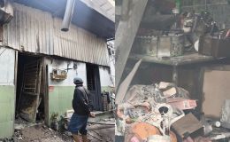 Hiện trường cháy 4 phòng trọ ở đường Huỳnh Tấn Phát TP.HCM, thiệt hại nặng 