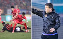 Tân binh V.League đứt mạch 36 trận bất bại, HLV TBN nổi giận chỉ trích trọng tài sau trận thua CLB CAHN