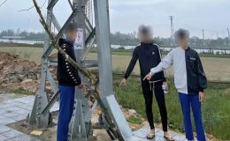 Bắt gọn nhóm thủ phạm cắt trộm hàng trăm mét dây cáp điện ngầm, gây thiệt hại hàng trăm triệu đồng