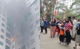 Cháy căn hộ chung cư ở Hà Nội, nhân chứng kể lại giây phút thoát nạn kinh hoàng