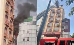 Kinh hoàng vụ cháy nhà 5 tầng ở trung tâm TPHCM, hiện trường xuất hiện nhiều tiếng nổ lớn